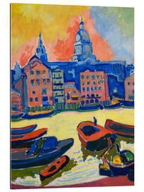 Quadro em plexi-alumínio London: St. Paul's Cathedral seen from the Thames, 1906