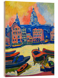 Holzbild London: St. Paul's Kathedrale von der Themse gesehen, 1906 - André Derain