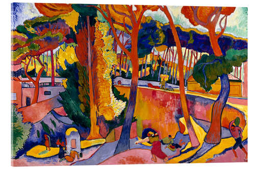 Tableau en verre acrylique The Turning Road, L'Estaque, 1906
