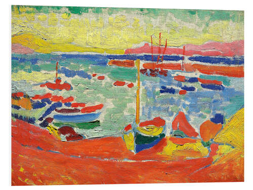 Quadro em PVC Boat at Collioure, 1905