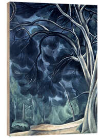 Holzbild Drei Baumstämme, 1912