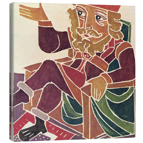 Leinwandbild Pantagruel delivering his Judgement