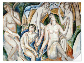 Sticker mural Baigneurs, 1908
