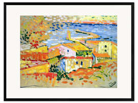 Impression artistique encadrée Collioure, 1905