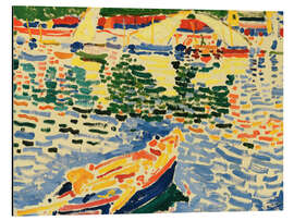 Magnettafel Boote im Hafen von Collioure, 1905