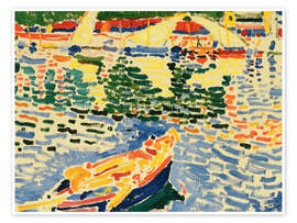 Wandbild Boote im Hafen von Collioure, 1905 - André Derain