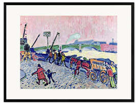 Framed art print The Bridge at Chatou, 1905