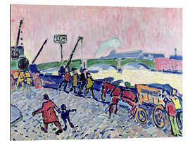 Tableau en plexi-alu Le pont de Chatou, 1905