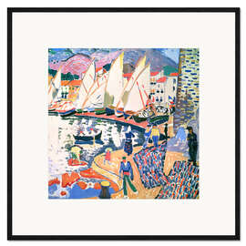 Gerahmter Kunstdruck Drying the Sails, 1905