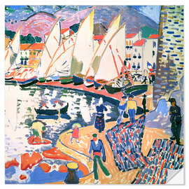 Wandsticker Drying the Sails, 1905