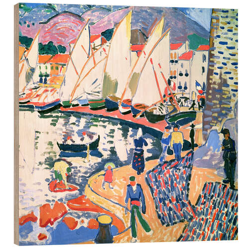 Puutaulu Drying the Sails, 1905