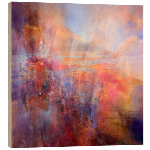 Hout print Symphony - dancing shapes