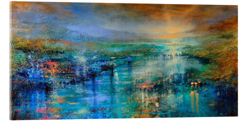 Acrylic print Here and Now - Radiant Landscape