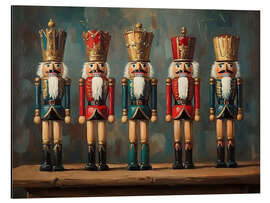 Aluminium print Christmas Nutcracker