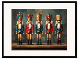 Impression artistique encadrée Christmas Nutcracker