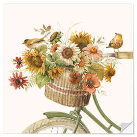 Wandsticker Sonnenblumengeflüster I