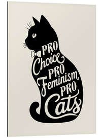 Magnettafel Pro Choice Pro Feminism Pro Cats