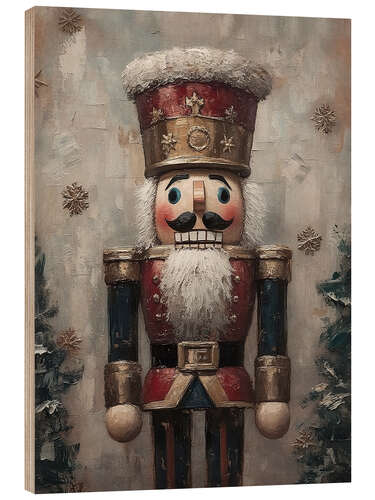 Trätavla Traditional Christmas Nutcracker