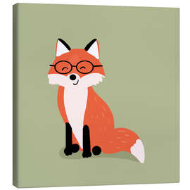 Canvas print Smart Fox - Julia Reyelt