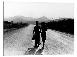 Quadro em alumínio Modern Times, Charlie Chaplin, final scene