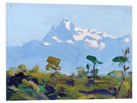 Obraz na PCV Mount Kenya, 1910 - Akseli Gallen-Kallela