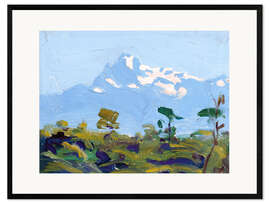 Impression artistique encadrée Mount Kenya, 1910 - Akseli Gallen-Kallela