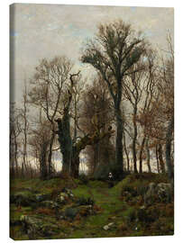 Tableau sur toile Edge of the Moor, Brittany - Hugh Bolton Jones