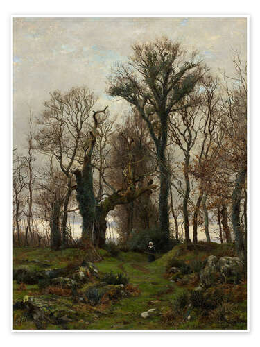 Poster Edge of the Moor, Brittany - Hugh Bolton Jones