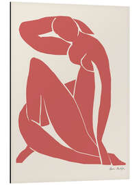 Aluminium print Red Nude - Henri Matisse