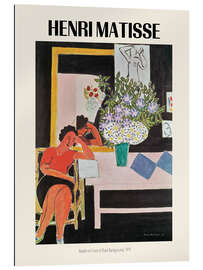 Gallery Print Reader in Front of Black Background, 1939