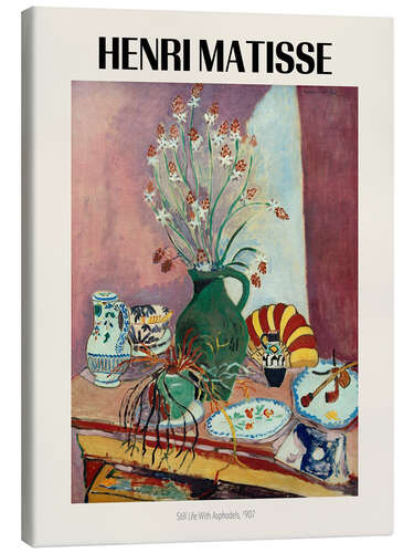 Canvastavla Still Life With Asphodels, 1907