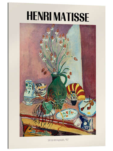 Stampa su plexi-alluminio Still Life With Asphodels, 1907