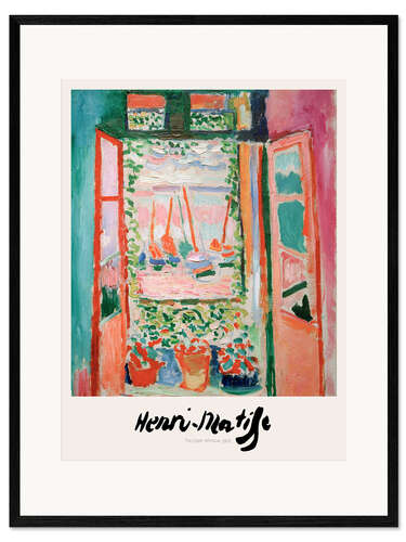 Impression artistique encadrée The Open Window, 1905