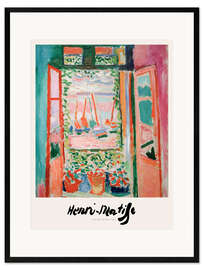 Impresión de arte enmarcada The Open Window, 1905