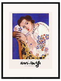 Impresión de arte enmarcada Woman in a pattern Blouse, 1936