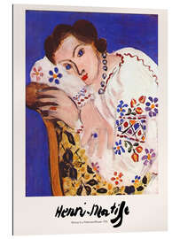 Stampa su plexi-alluminio Woman in a pattern Blouse, 1936