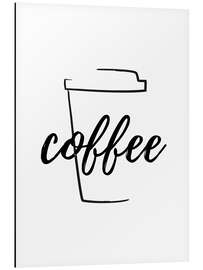 Obraz na aluminium Coffee Cup Icon - Martina illustration
