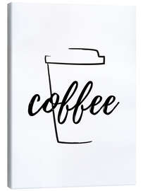 Stampa su tela Coffee Cup Icon - Martina illustration