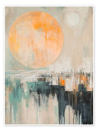 Wall print Sun over the City - Michael artefacti