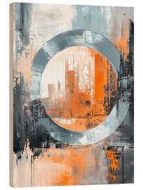 Wood print Urban Geometries