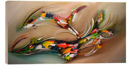Tableau en bois Flying - Theheartofart Gena