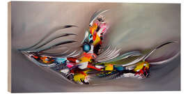 Cuadro de madera Vision - Theheartofart Gena