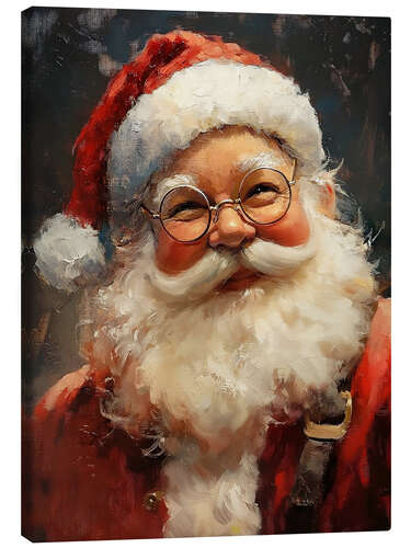 Canvas print Smiling Santa Claus