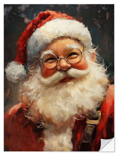 Adesivo murale Smiling Santa Claus