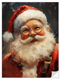 Vinilo para la pared Smiling Santa Claus