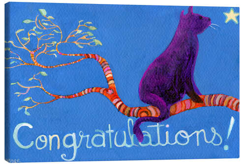 Lienzo Congratulations!