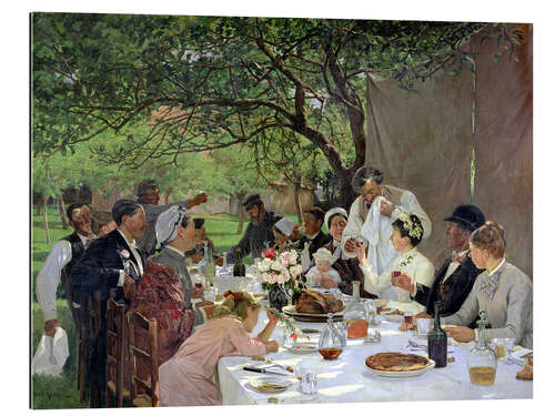 Gallery print The Wedding Meal at Yport - Albert-Auguste Fourie, 1886