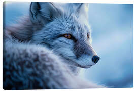 Canvas print Arctic fox in winter in the Norwegian tundra - Christian Müringer