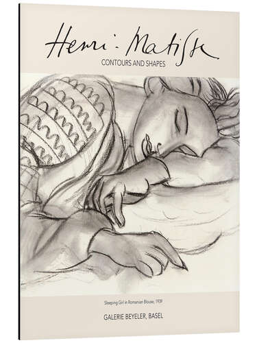 Obraz na aluminium Sleeping Girl in Romanian Blouse, 1939