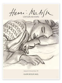 Poster Sleeping Girl in Romanian Blouse, 1939